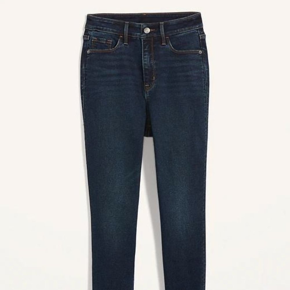 Old Navy Extra High-Waisted Rockstar 360° Stretch Super Skinny Jeans for Women - Picture 7 of 8